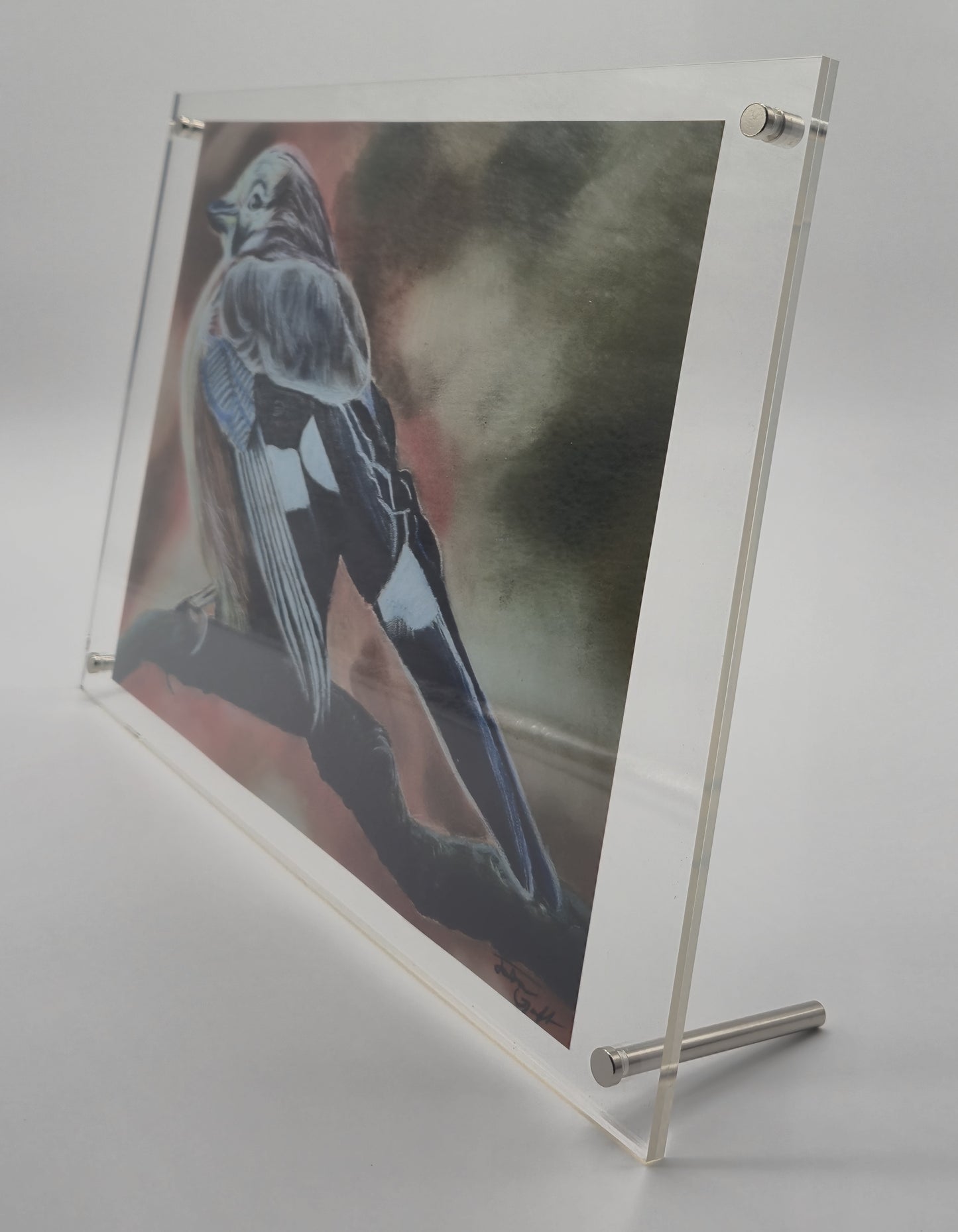 The Glass Gallery Series Piece No. 3: "Poised in Silence"
