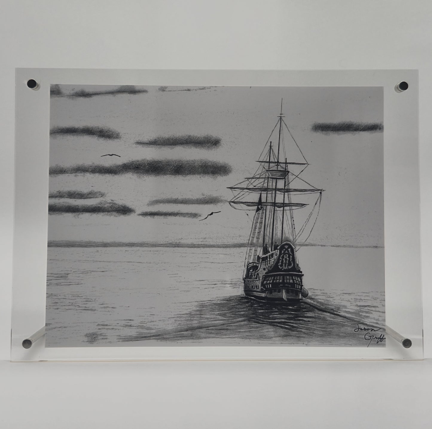 The Glass Gallery Series
Piece No. 7: "Silent Voyage"