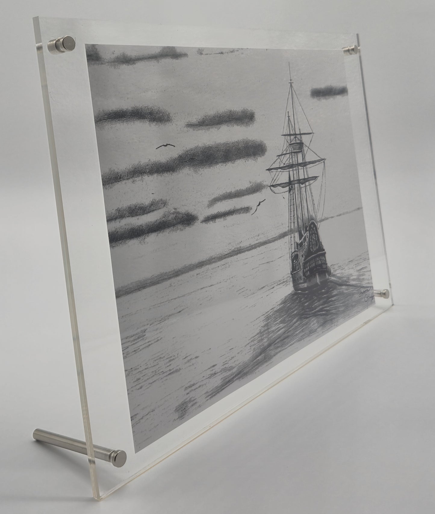 The Glass Gallery Series
Piece No. 7: "Silent Voyage"