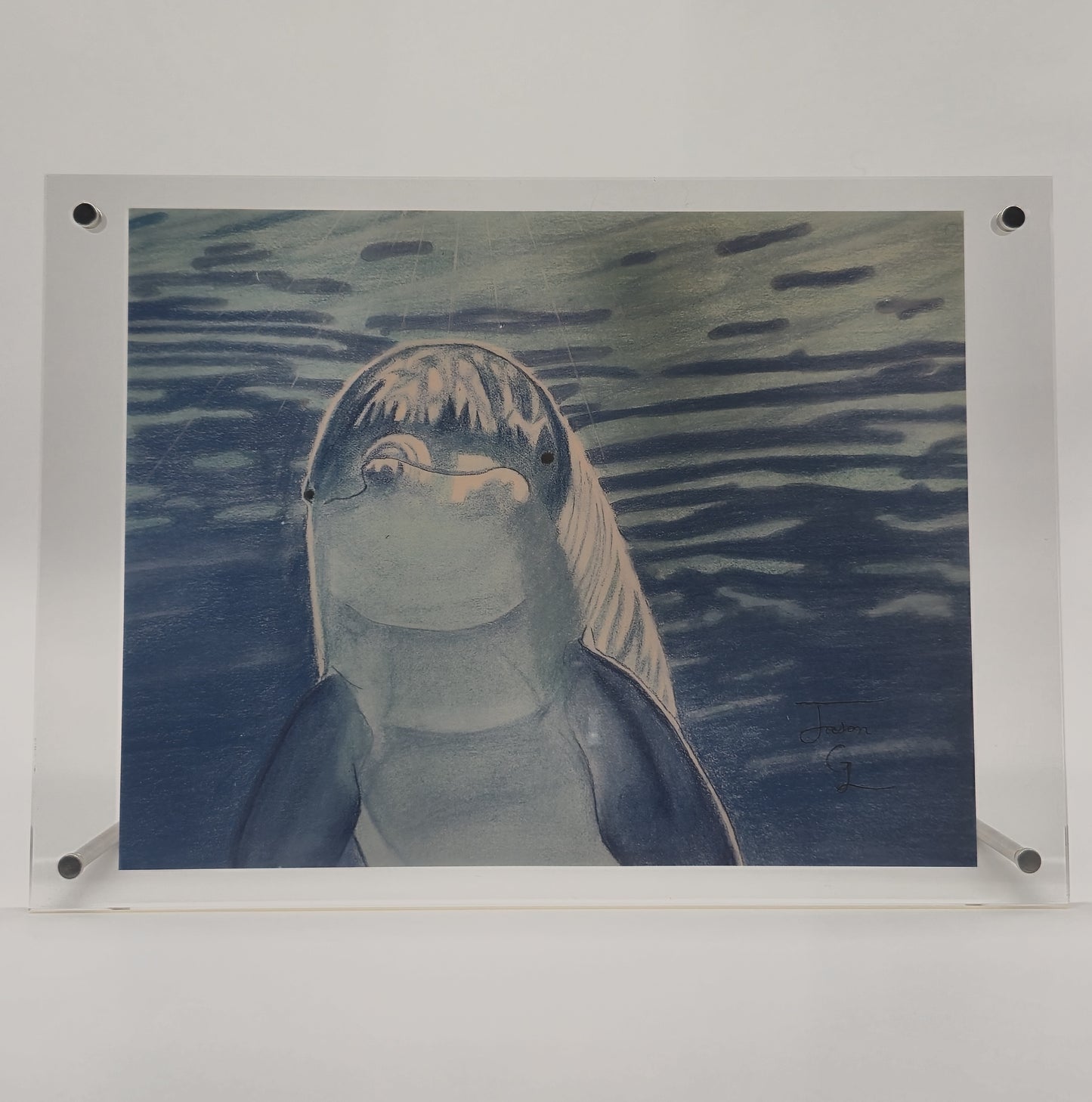 The Glass Gallery Series
Piece No. 9: "Blue Embrace"
