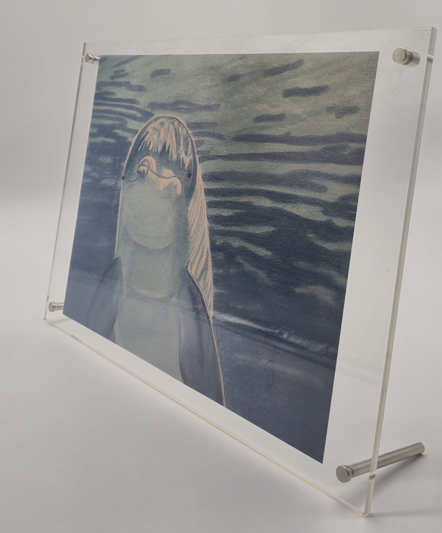 The Glass Gallery Series
Piece No. 9: "Blue Embrace"