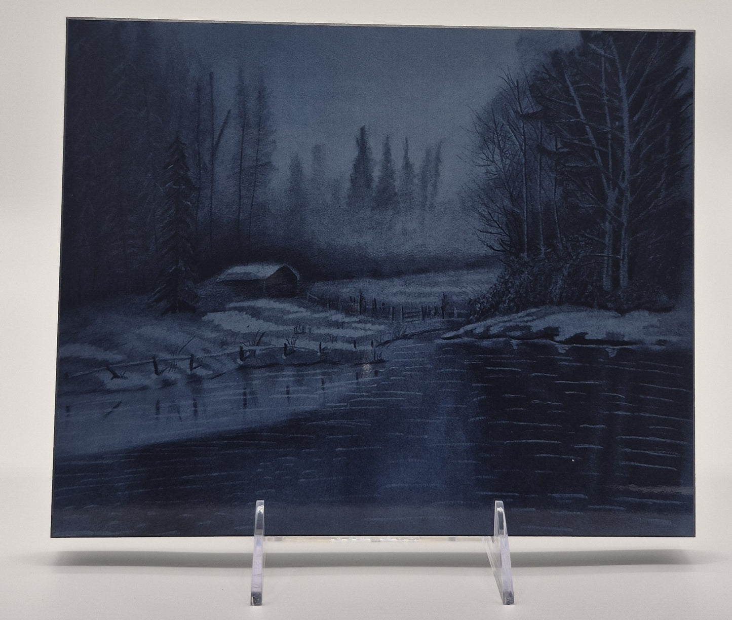The Metal Print Series No. 4: "Winter’s Quiet Veil"