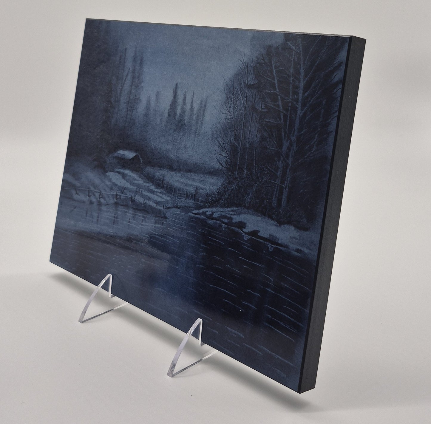 The Metal Print Series No. 4: "Winter’s Quiet Veil"
