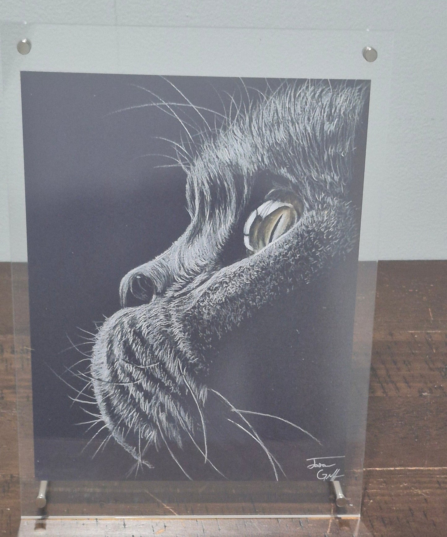 The Glass Gallery Series Piece No. 2: "Whiskers of Wisdom"