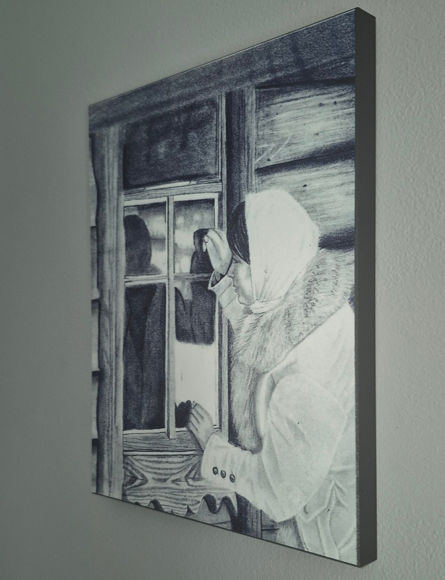 The Metal Print Series No. 6: "Echoes at the Window"