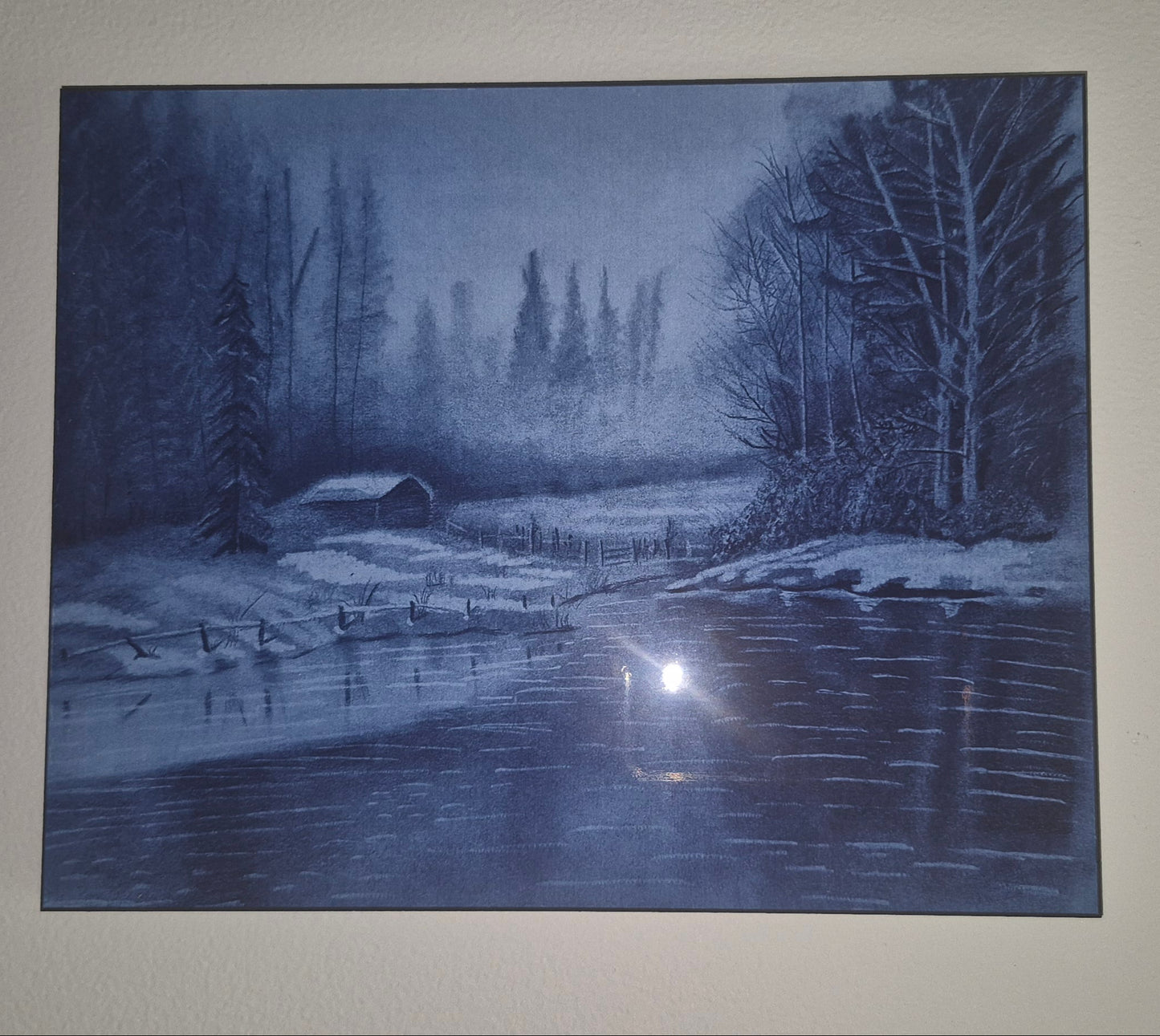 The Metal Print Series No. 4: "Winter’s Quiet Veil"