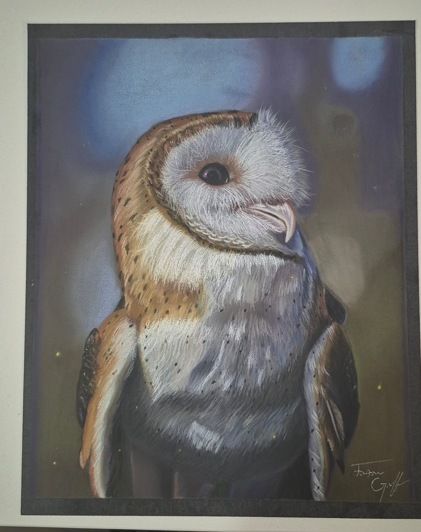 "The Silent Sentinel" – Original Pastel Artwork