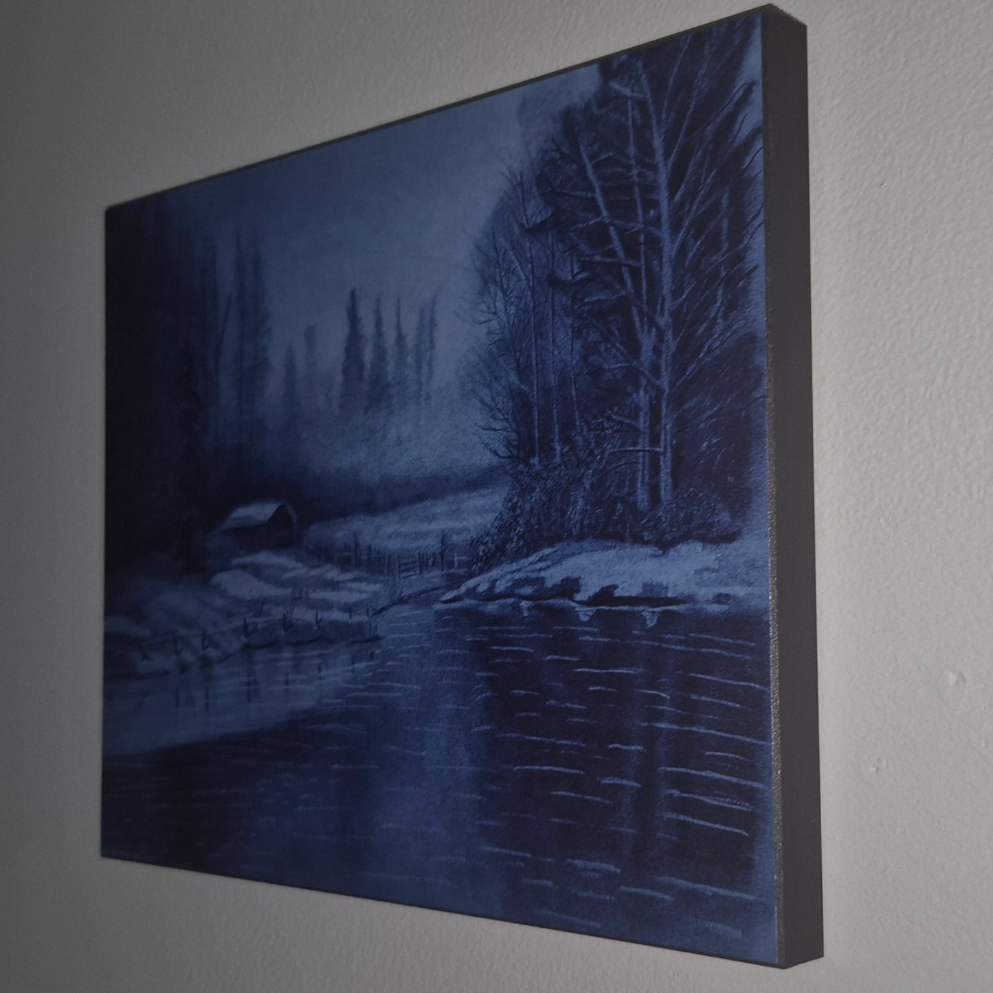The Metal Print Series No. 4: "Winter’s Quiet Veil"