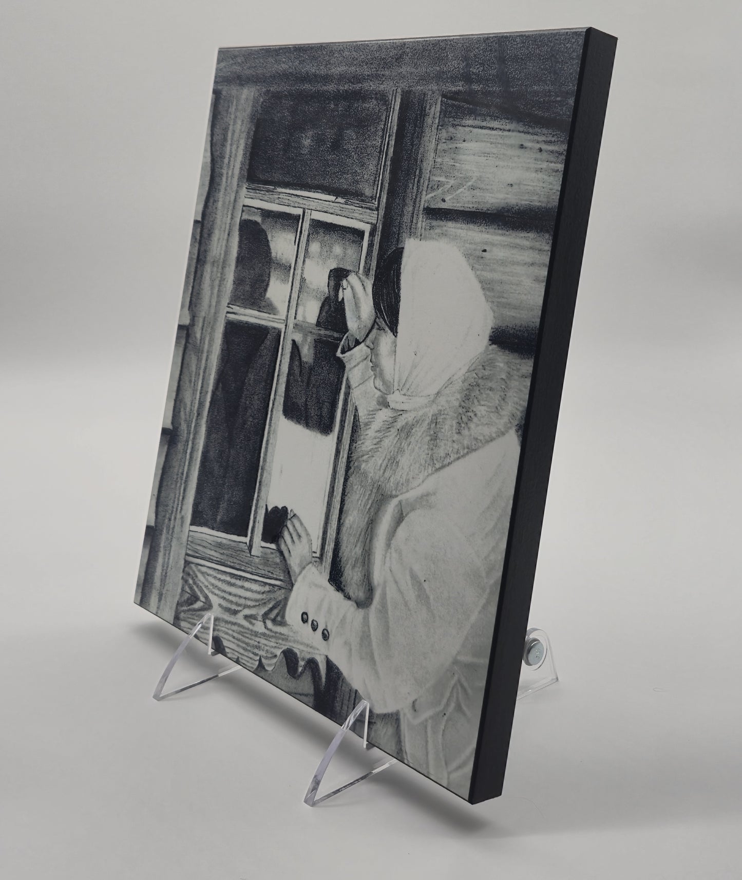 The Metal Print Series No. 6: "Echoes at the Window"