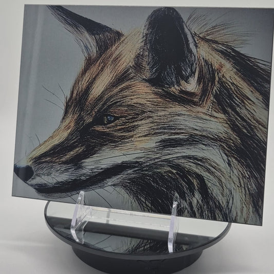 The Metal Print Series No. 1: "The Clever One"