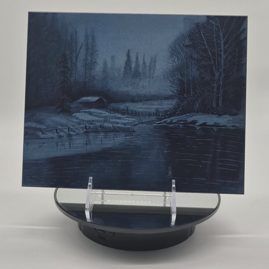 The Metal Print Series No. 4: "Winter’s Quiet Veil"