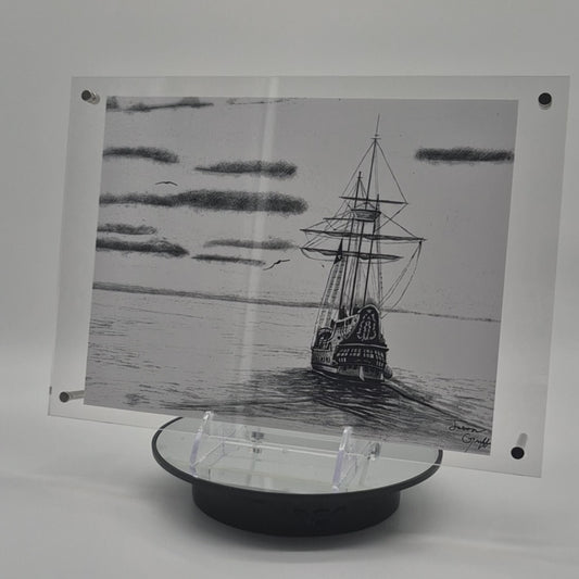 The Glass Gallery Series

Piece No. 7: "Silent Voyage"