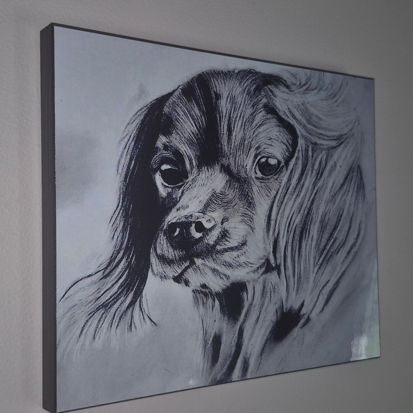 The Metal Print Series No. 8: "Faithful Eyes"
