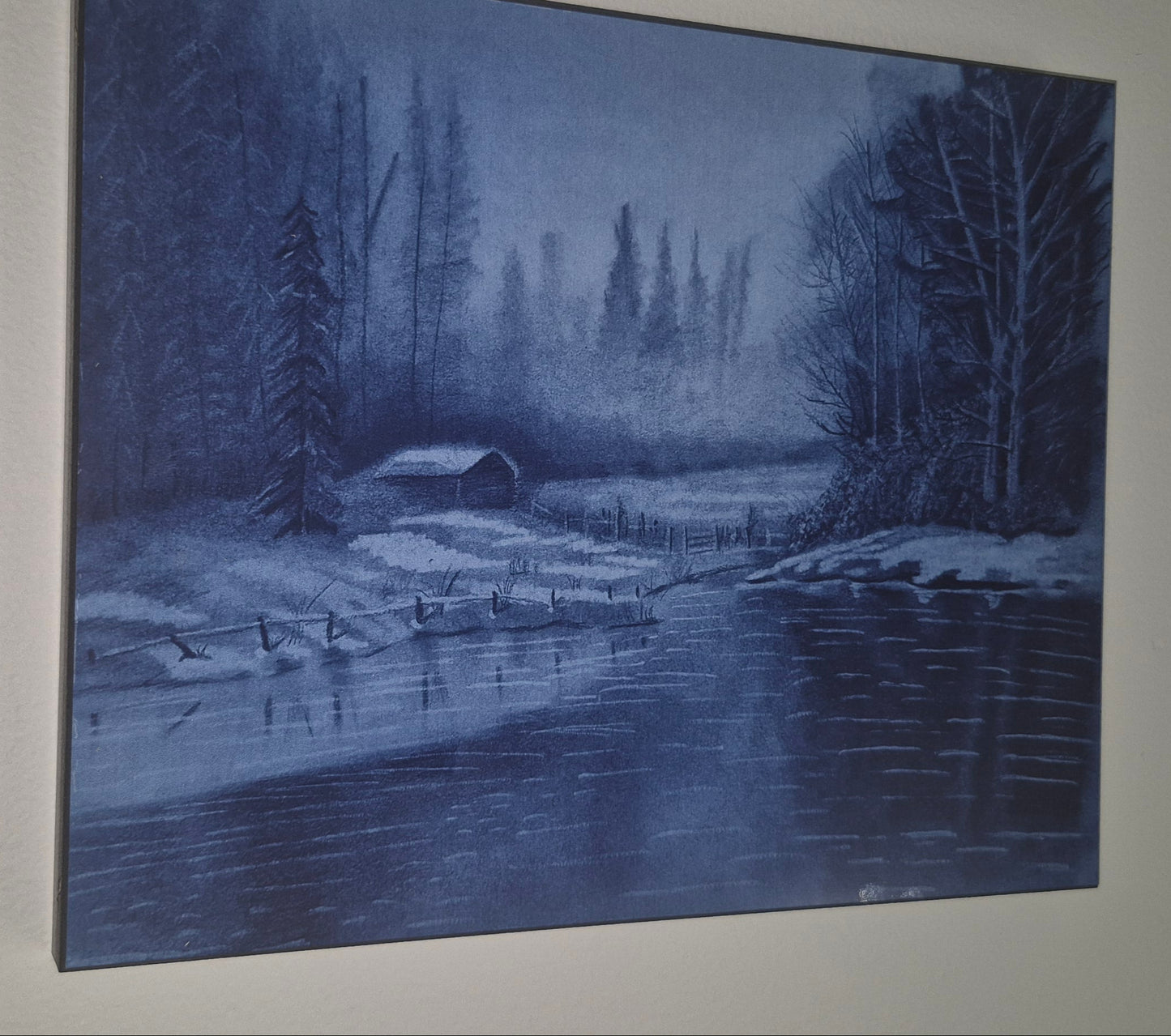 The Metal Print Series No. 4: "Winter’s Quiet Veil"