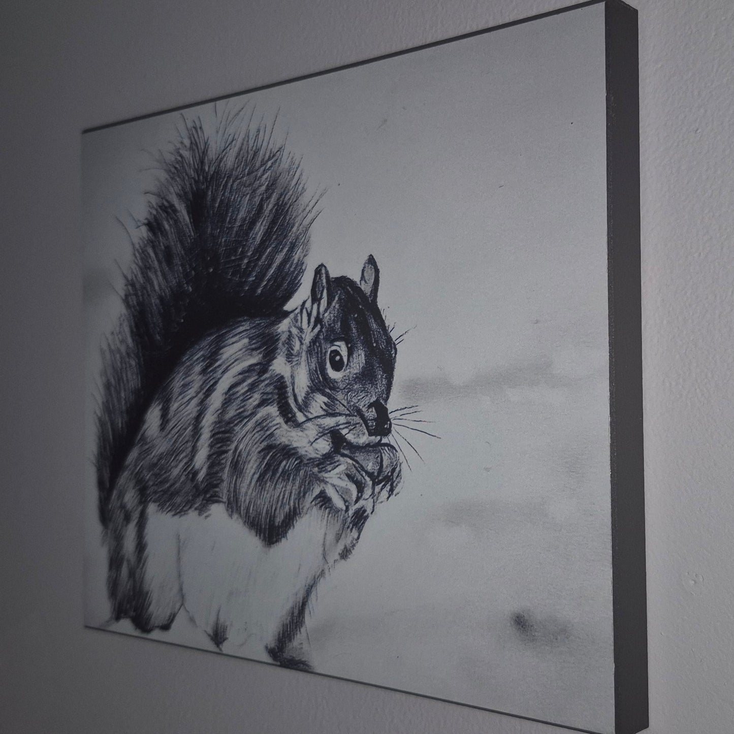 The Metal Print Series No. 7: "Bushy-Tail Guardian"